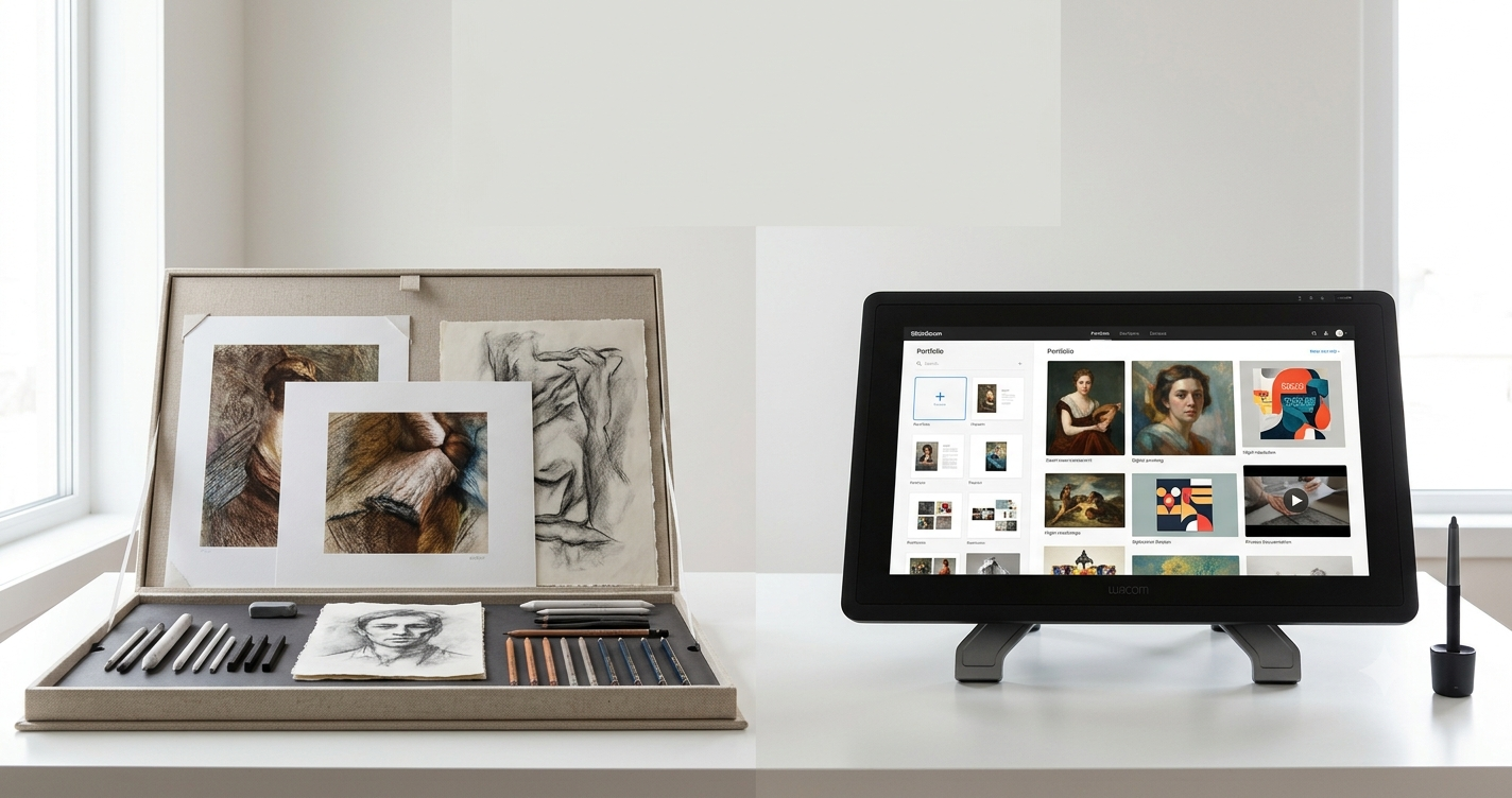 Digital vs Physical Art Portfolio — Which is Better for College?